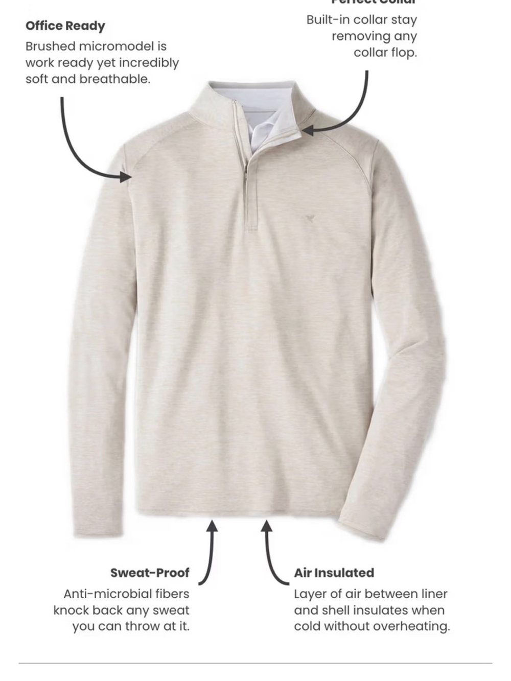 Birddogs Heather Navy Marled Quarter-Zip - Picture 16 of 16